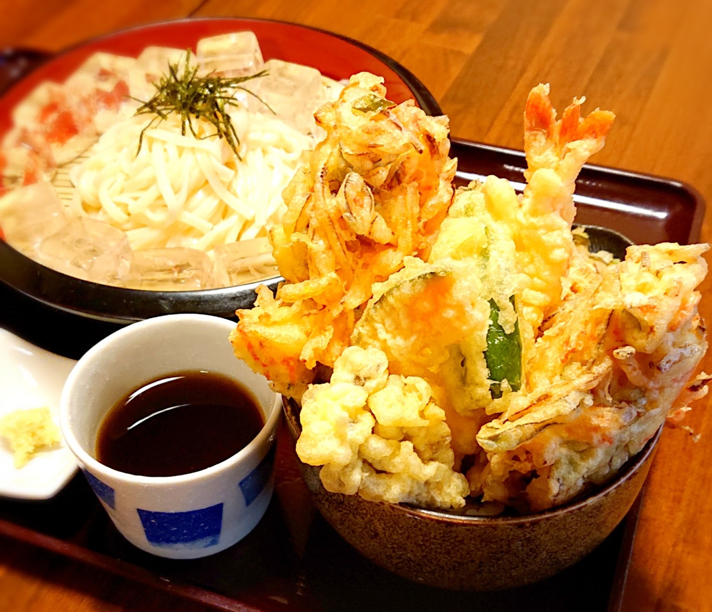 ミニ天丼＋うどん