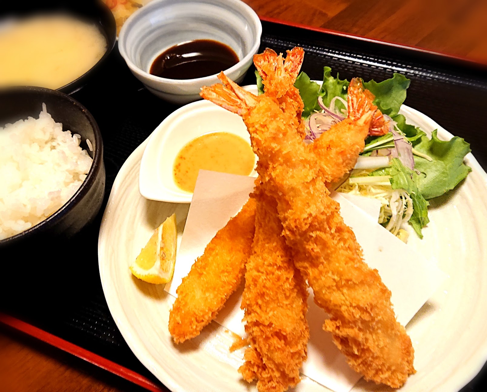 エビフライランチ